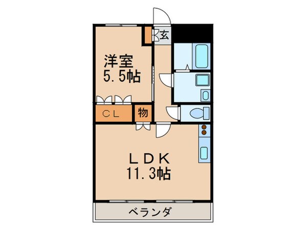 エバ－プレイスの物件間取画像